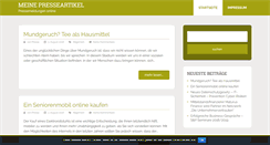 Desktop Screenshot of meine-presseartikel.de