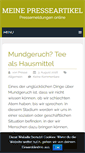 Mobile Screenshot of meine-presseartikel.de